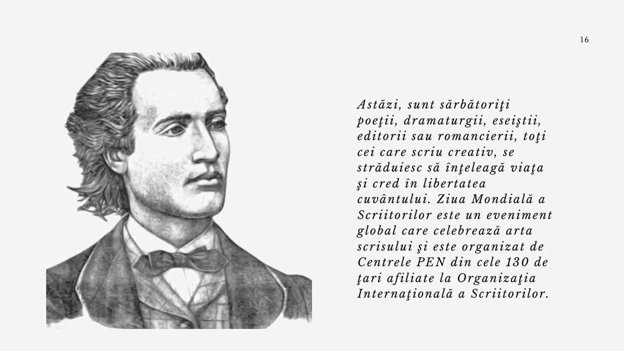 3 Martie-Ziua Mondiala a Scriitorilor