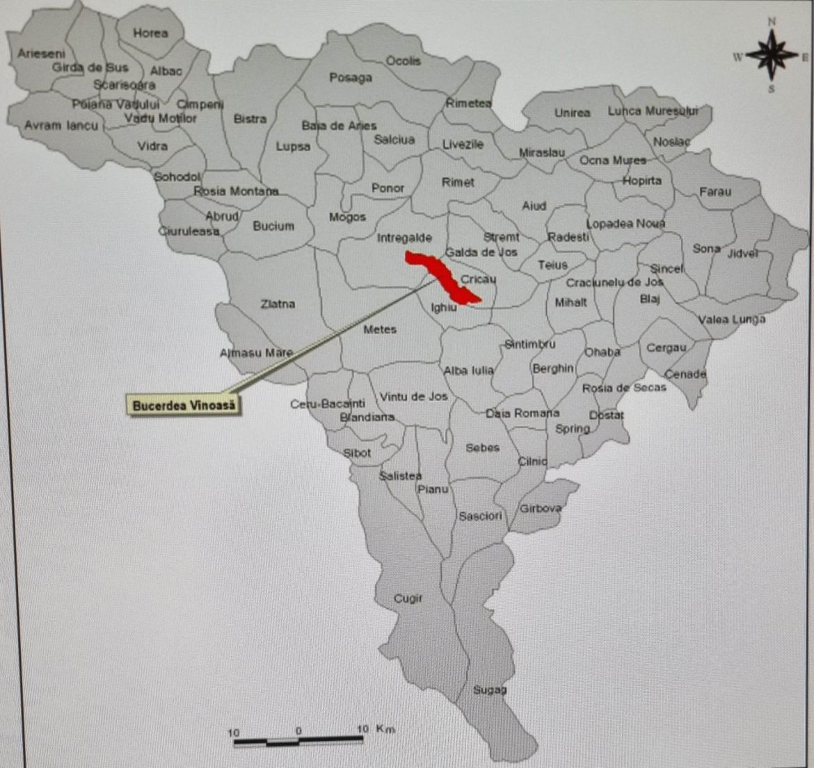 Atestari documentare si toponimie - Bucerdea Vinoasa